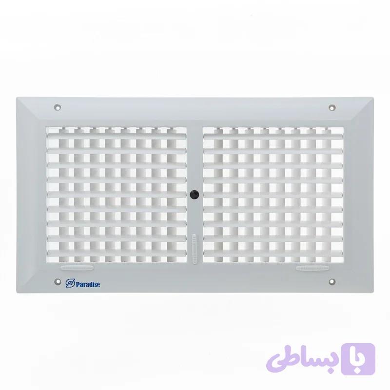 دریچه کولر پلاستیکی مستطیلی دو شبکه — تصویر 1