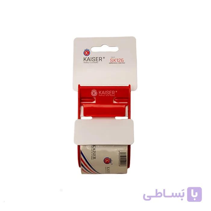 چسب پهن کایزر مدل SK126 (عرض 5 سانتی متر) به همراه دستگاه چسب کش