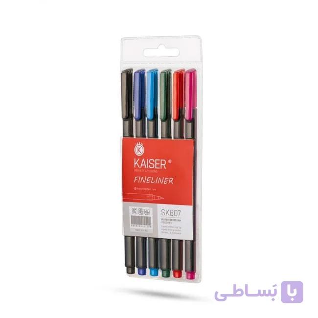 روان نویس کایزر کد SK807 بسته 6 عددی