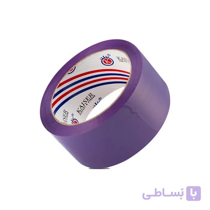 چسب پهن کایزر مدل SK158 عرض 5 سانتی متر (بنفش رنگ)