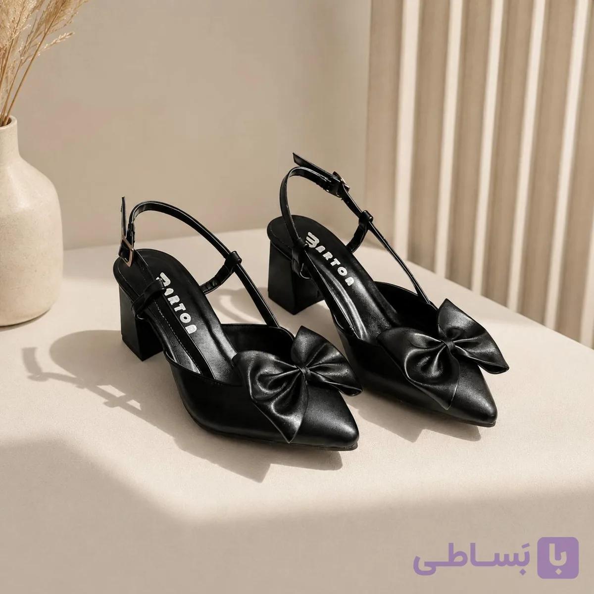 کفش زنانه بابت پاپیونی پاشنه ۵ سانت — تصویر 1