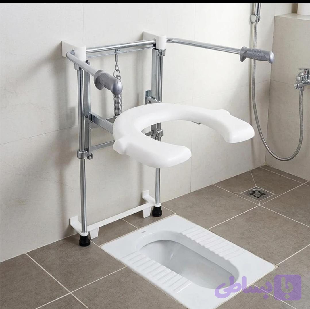 توالت فرنگی دیواری تاشو کمک برخاست آسینکا 7700H