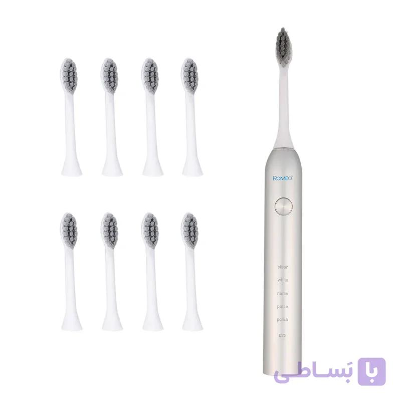 مسواک برقی رومئو مدل Rm-1111 به همراه ۸ سری یدک - فروشگاه اینترنتی دیجی بازار
