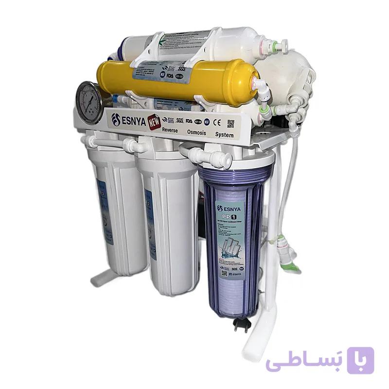 دستگاه تصفیه آب نیمه صنعتی ۴۰۰ گالن مینی اسلیم اسنیا (ESNYA) با مخزن TANK PACK