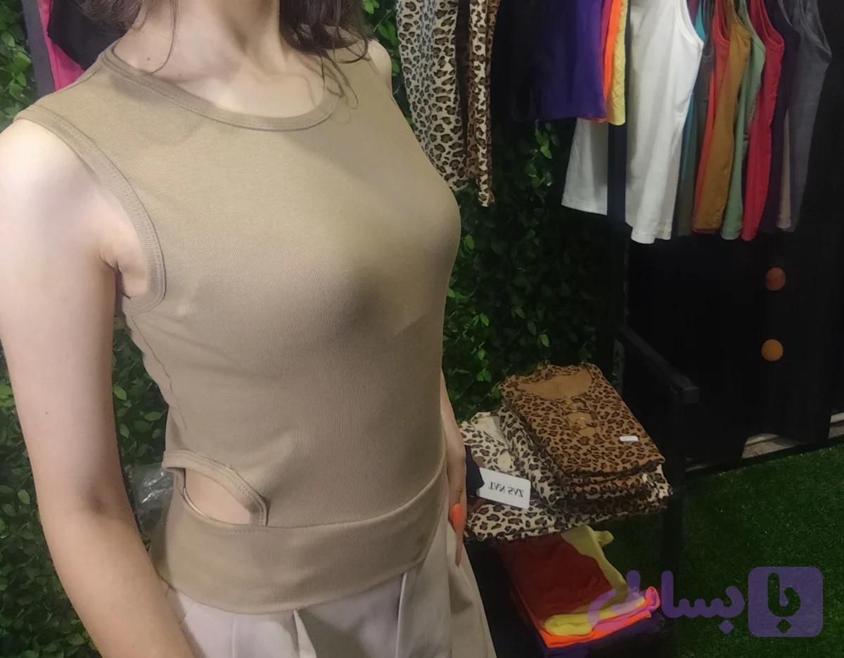 کراپ پهلو باز بهترین کیفیت و ظاهری شیک و راحت برای مهمانی و استایل روزانه