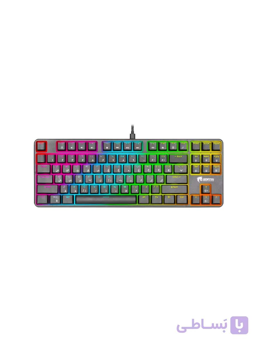 کیبورد گرین مدل GK801-RGB — تصویر 1