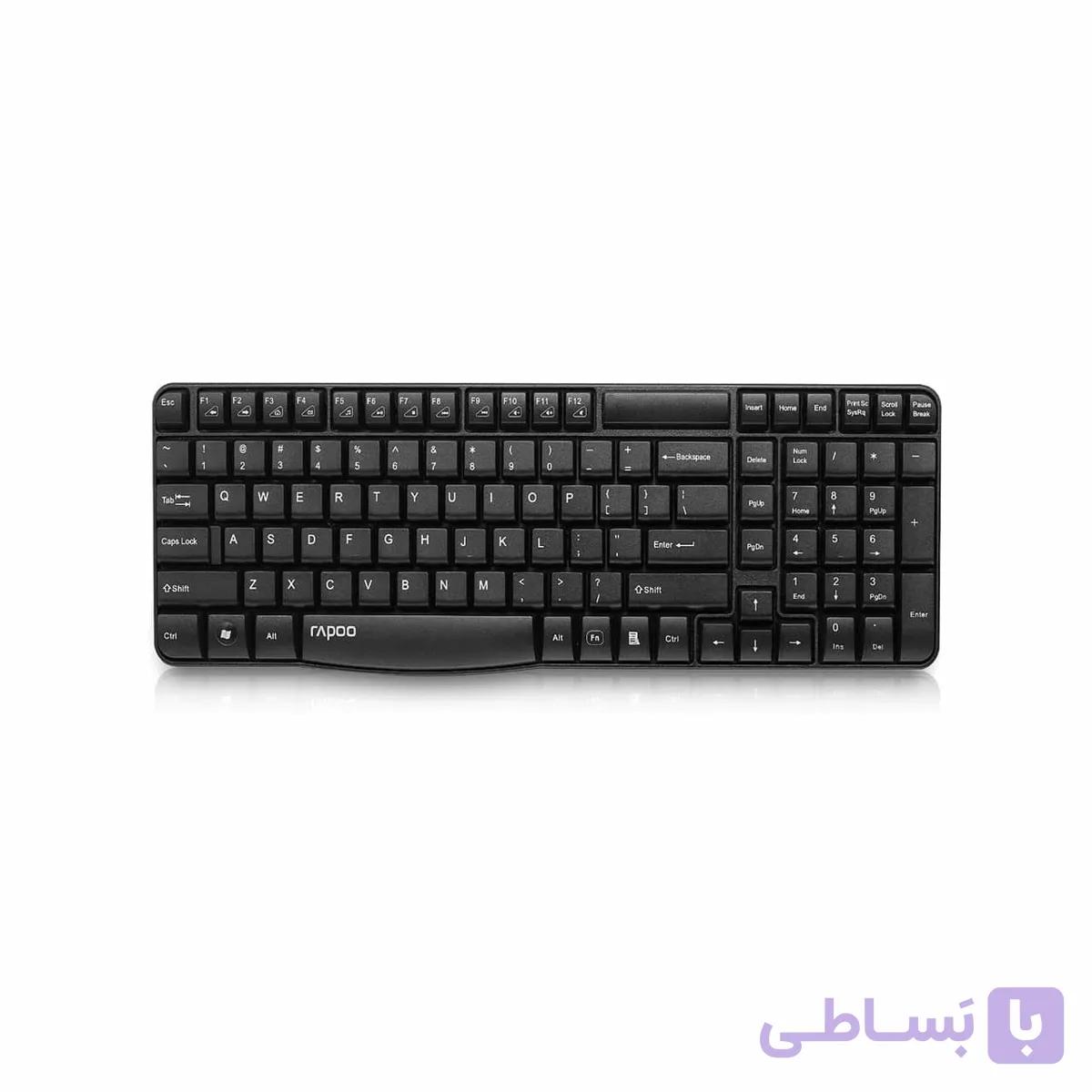 کیبورد بی سیم Rapoo مدل E1050 — تصویر 1