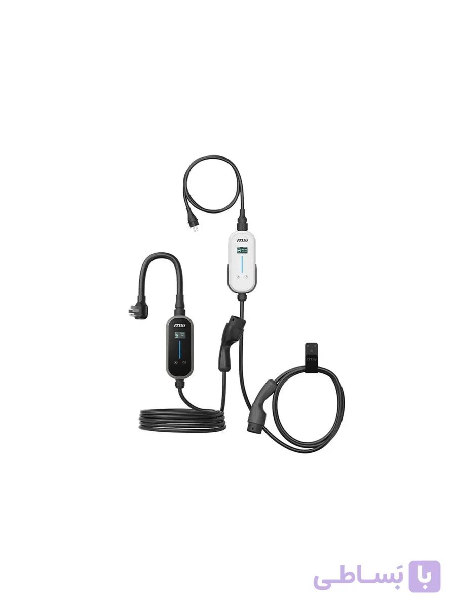 شارژر خودرو برقی ام اس آی مدل EZgo MS-C803 Portable 16A سفید — تصویر 1