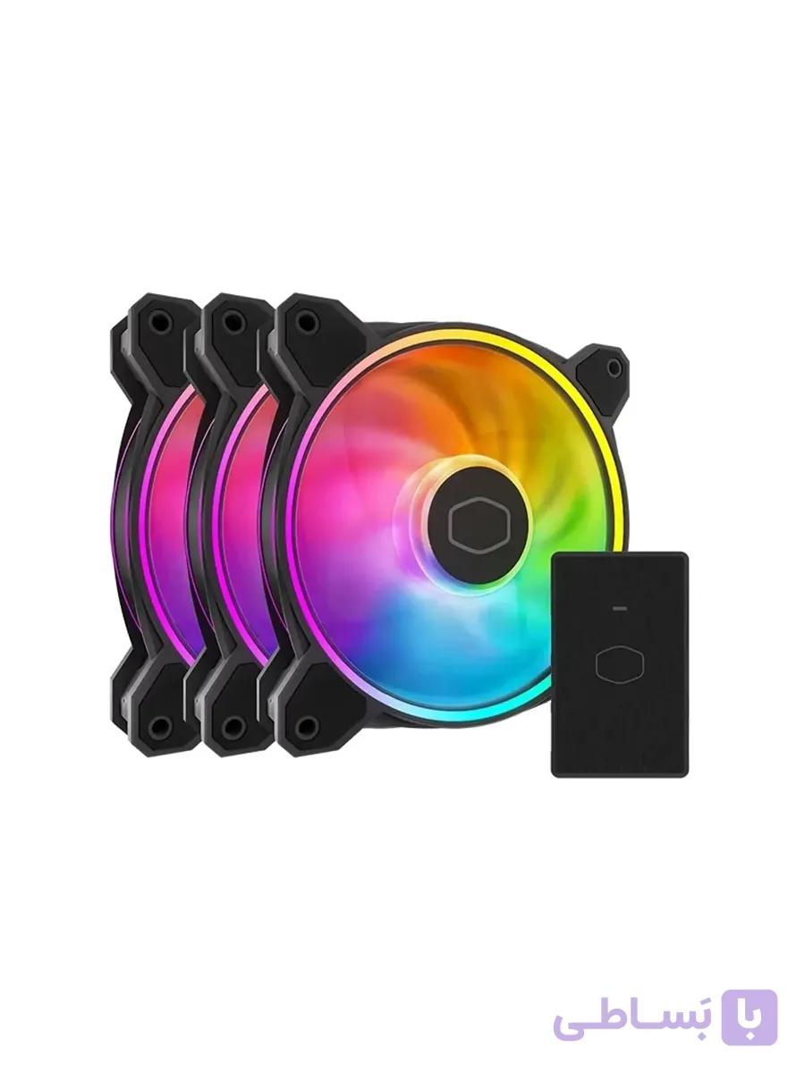 خنک کننده پردازنده Cooler Master مدل MF120 HALO 2 ARGB 3IN1 — تصویر 1