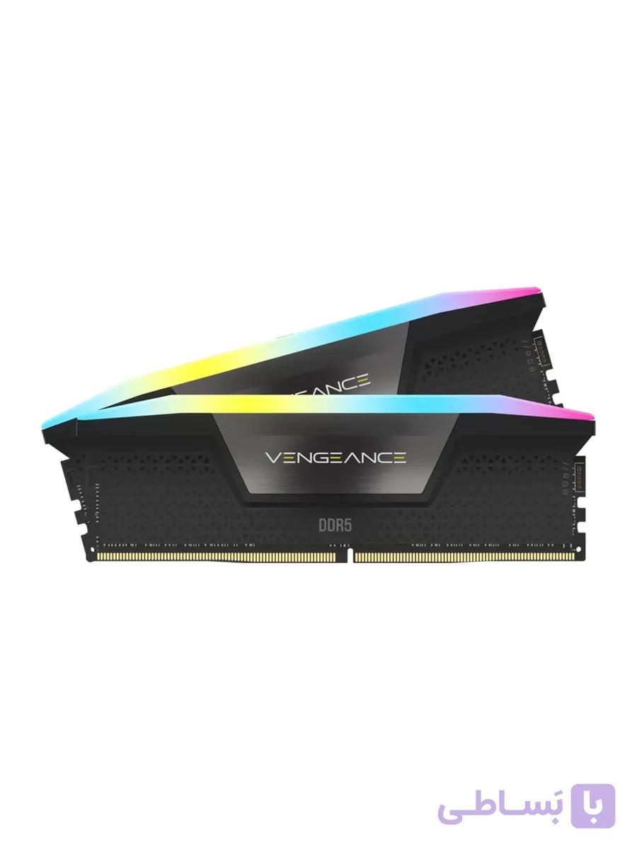 رم دسکتاپ DDR5 کورسیر دو کاناله 6000 مگاهرتز مدل VENGEANCE® RGB AMD EXPO ظرفیت 32 گیگابایت CL36 — تصویر 1