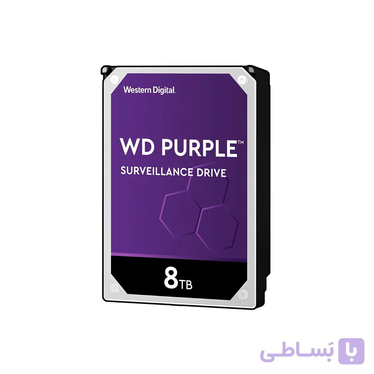 هارددیسک اینترنال وسترن دیجیتال مدل Purple ظرفیت 8 ترابایت