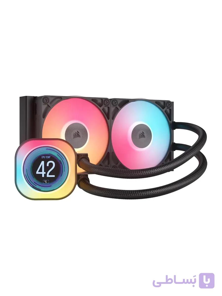 خنک کننده مایع کورسیر مدل iCUE LINK TITAN 240 RX LCD RGB — تصویر 1