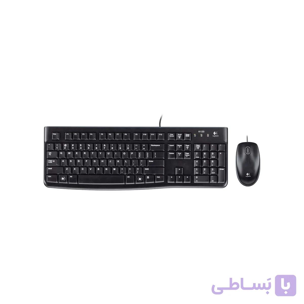کیبورد و موس لاجیتک MK120 Wired — تصویر 1