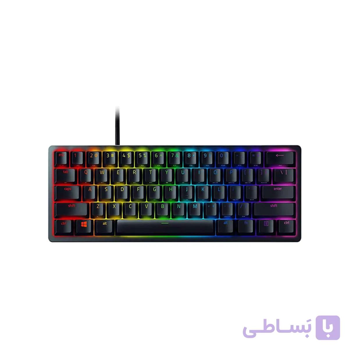 کیبورد RAZER مدل گیمینگ Huntsman Mini Black — تصویر 1