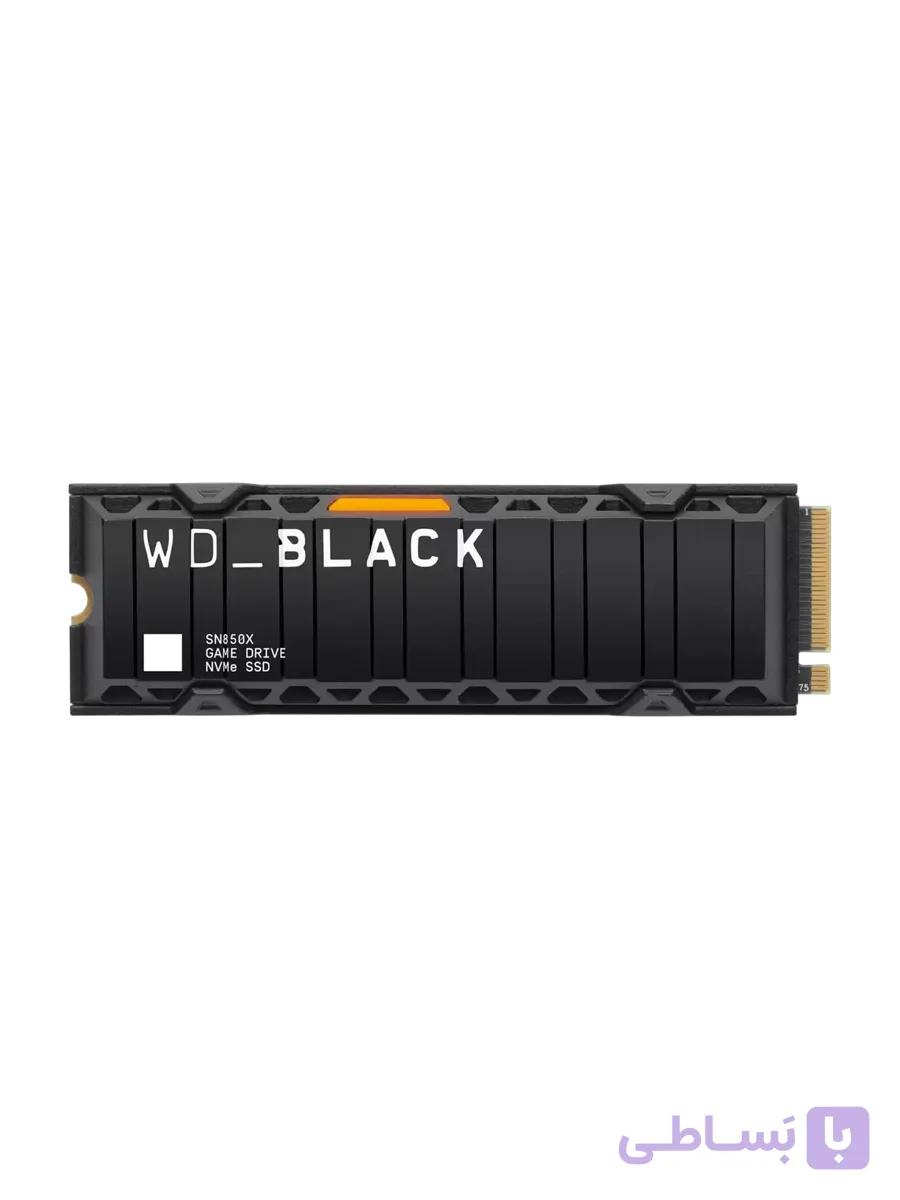 حافظه M.2 SSD  وسترن دیجیتال مدل BLACK SN850X با 2TB ظرفیت With Heatsink — تصویر 1