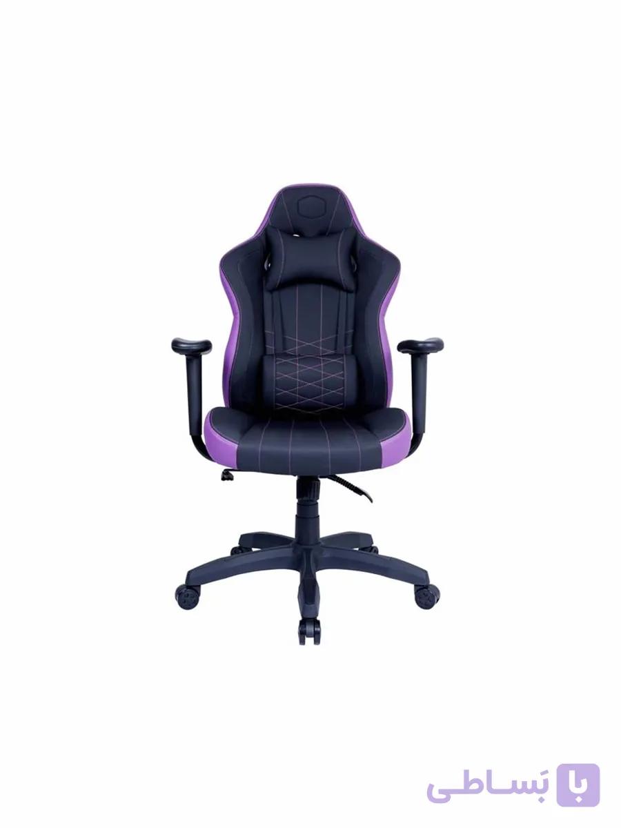 صندلی گیمینگ کولرمستر مدل GCE1 PURPLE BLACK — تصویر 1