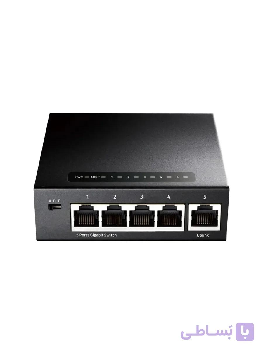 سوییچ دسکتاپ 5 پورت کودی مدل GS105 3.0 — تصویر 1