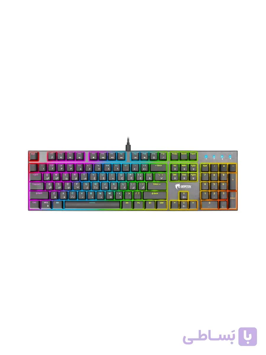 کیبورد گرین مدل GK802-RGB — تصویر 1