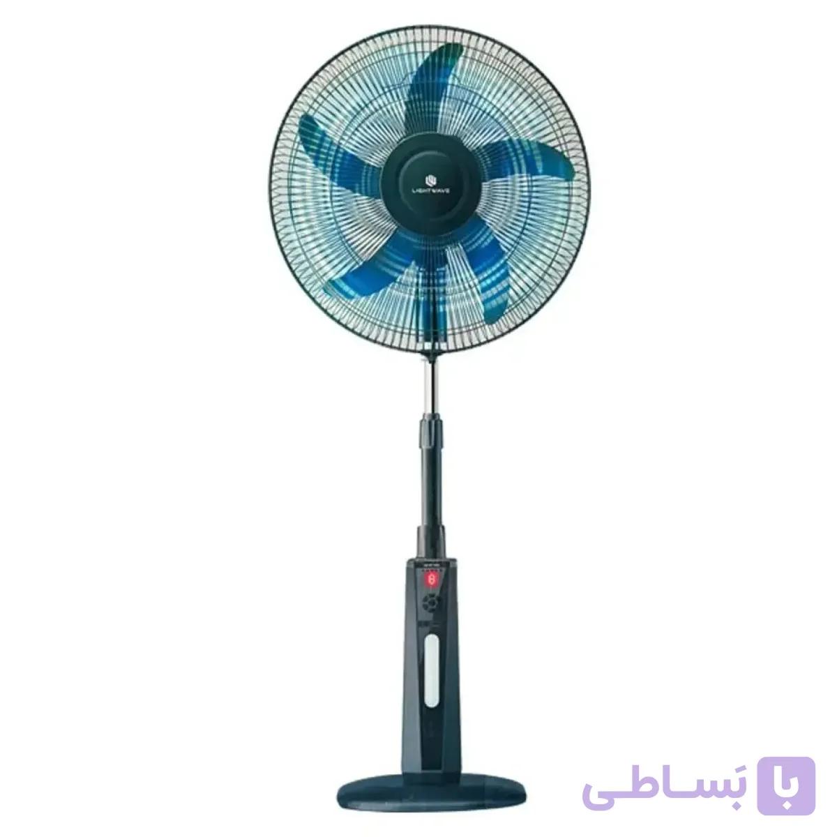 پنکه شارژی لایت ویو مدل LW-RF-1822 — تصویر 1