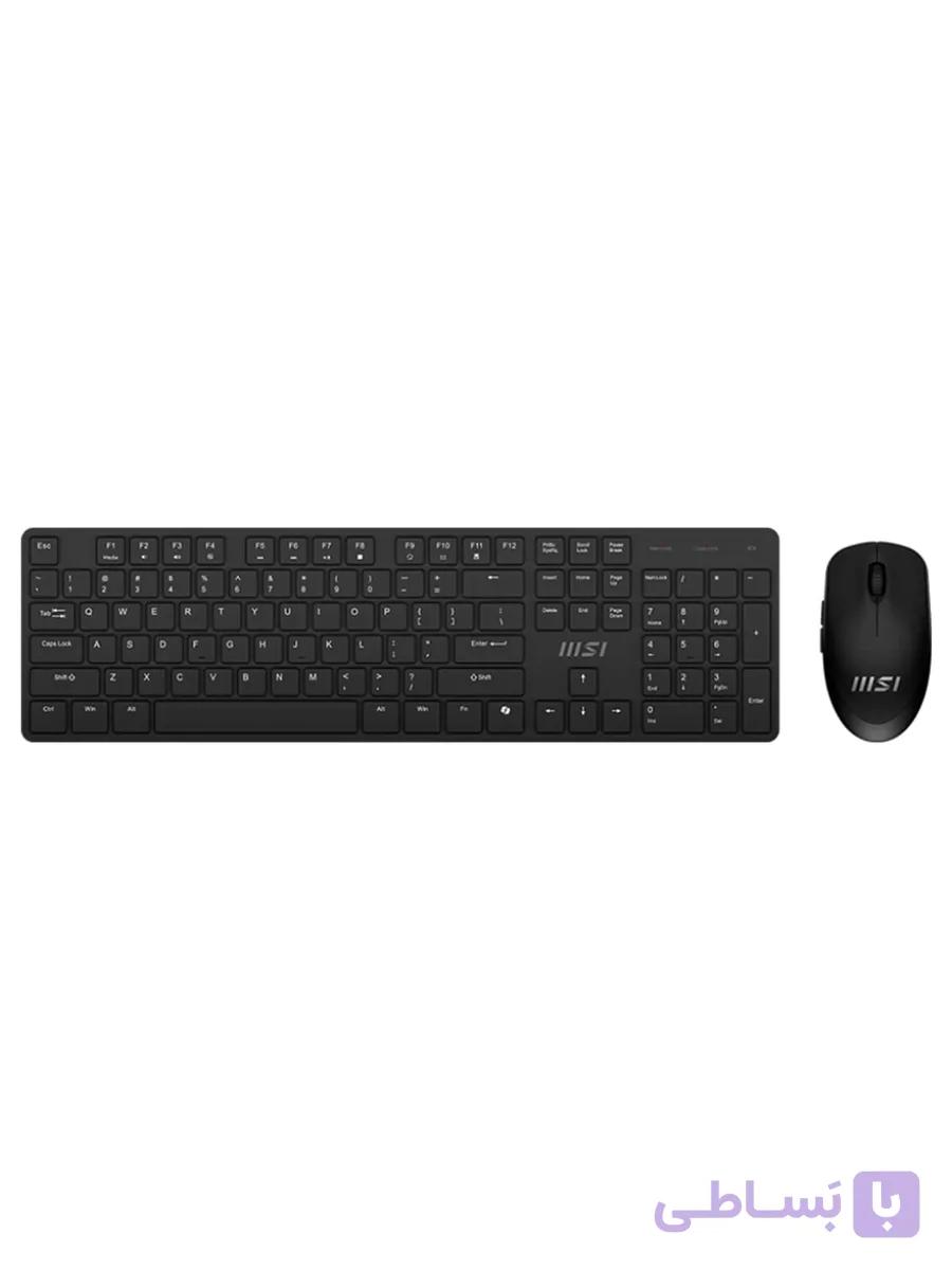 کیبورد و موس ام اس آی بی سیم مدل FORGE K200 COMBO — تصویر 1