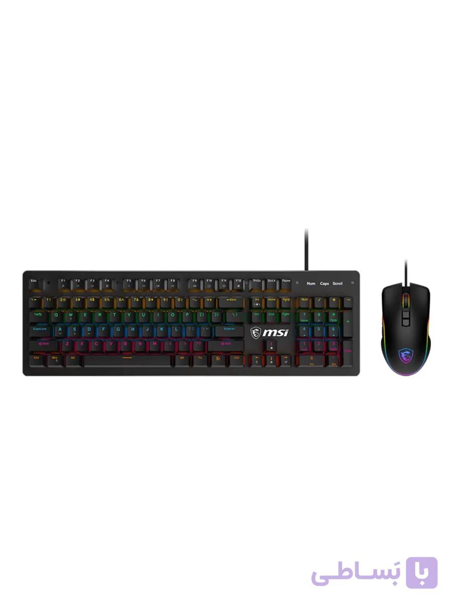 کیبورد و موس ام اس آی مدل FORGE GK300 COMBO – BLUE SWITCHES — تصویر 1