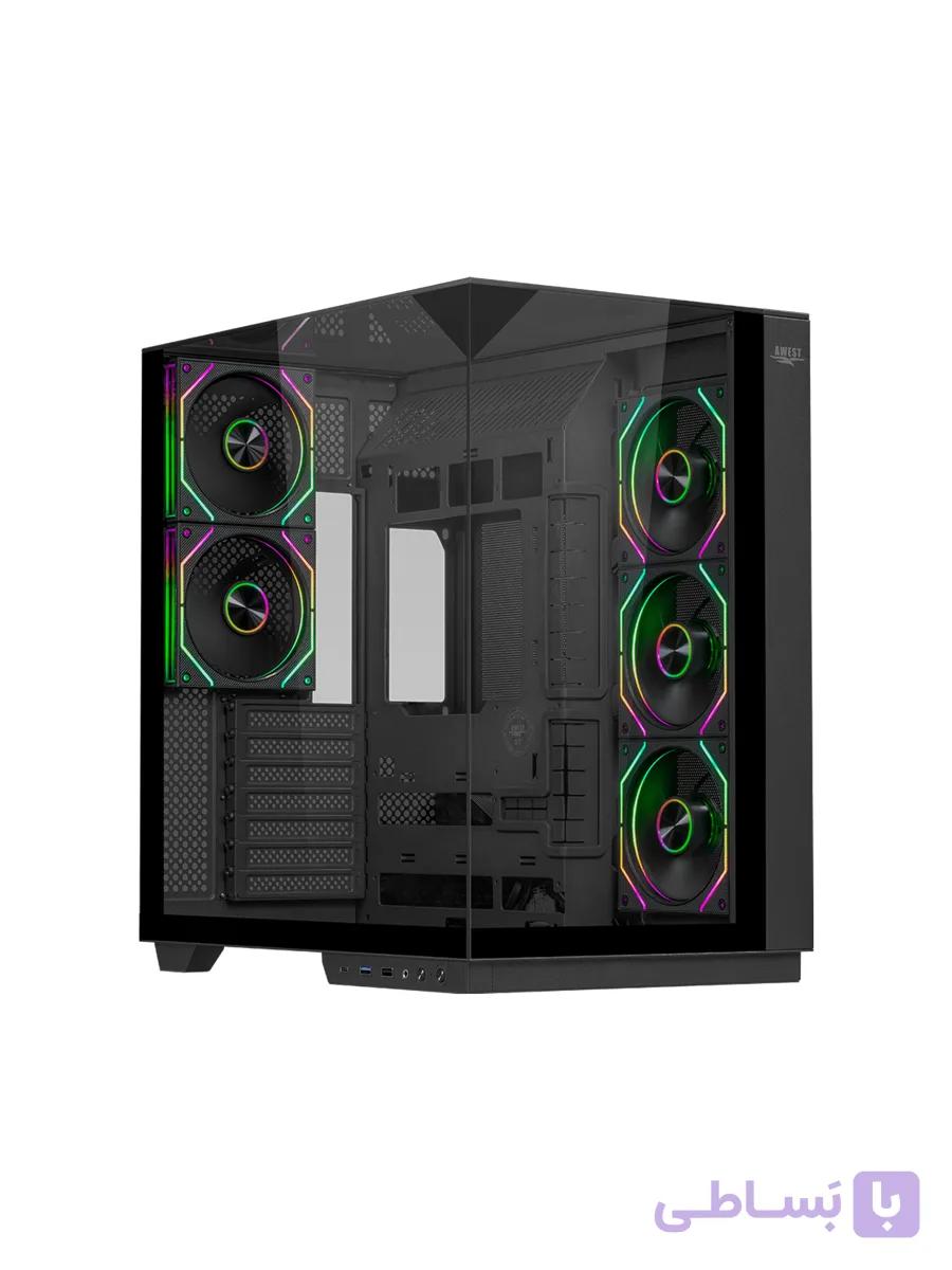 کیس گیمینگ اوست مدل AQ-5TG-B