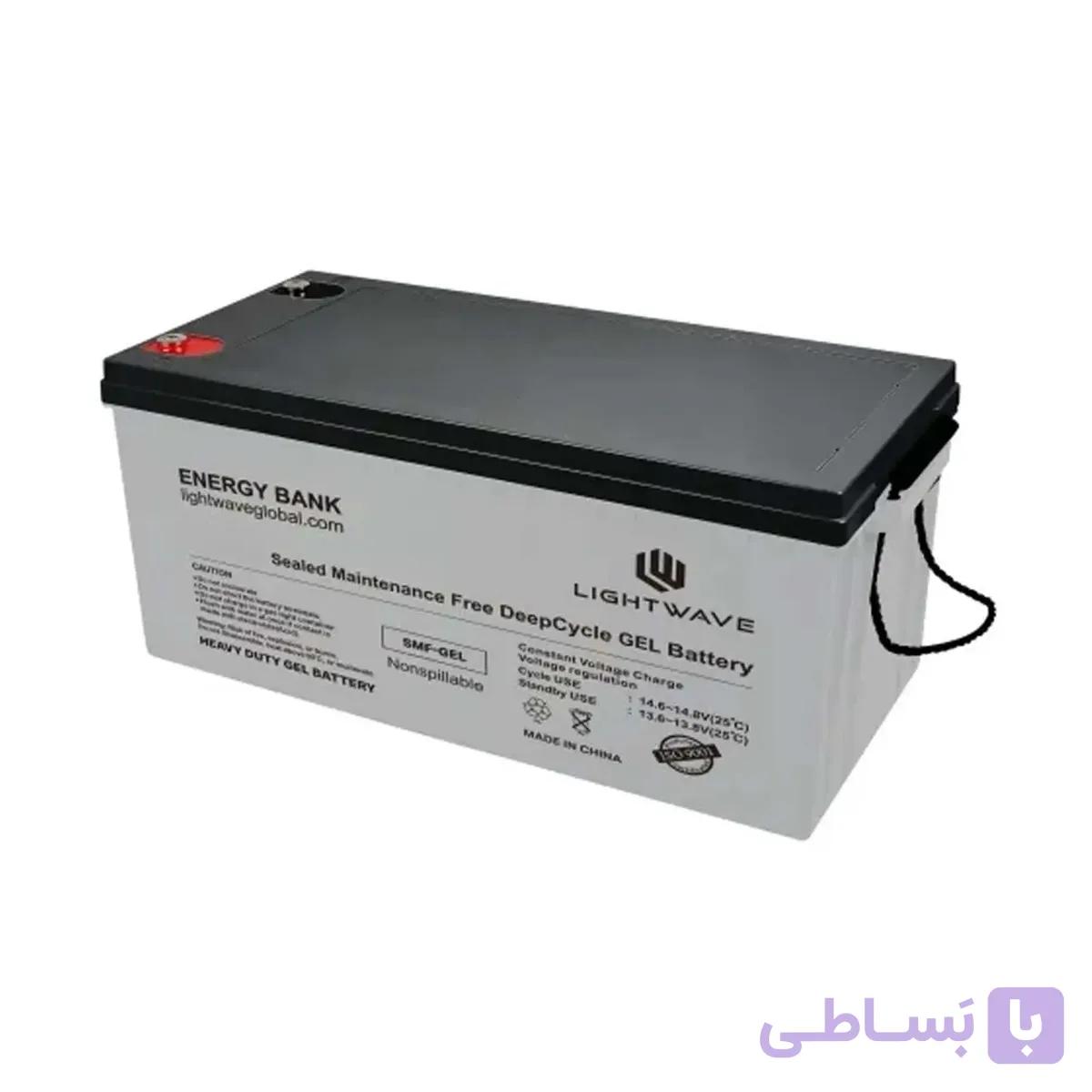 باتری یو پی اس 12 ولت 200 آمپر لایت ویو مدل LW12V/200AH