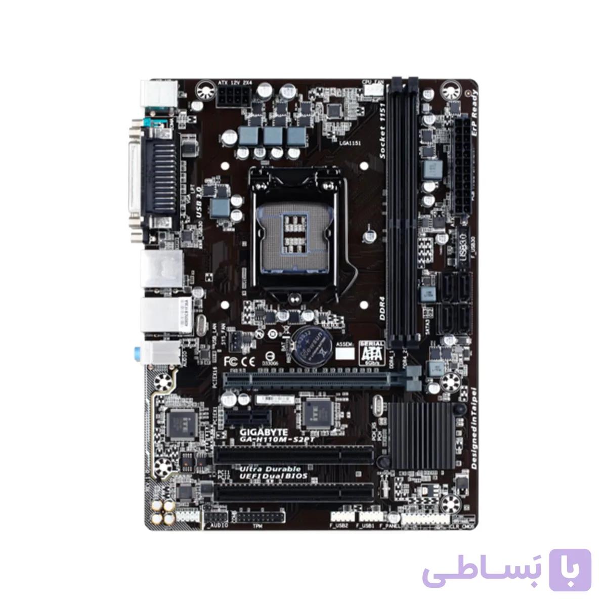 مادربرد گیگابایت مدل GA-H110M-S2PT — تصویر 1
