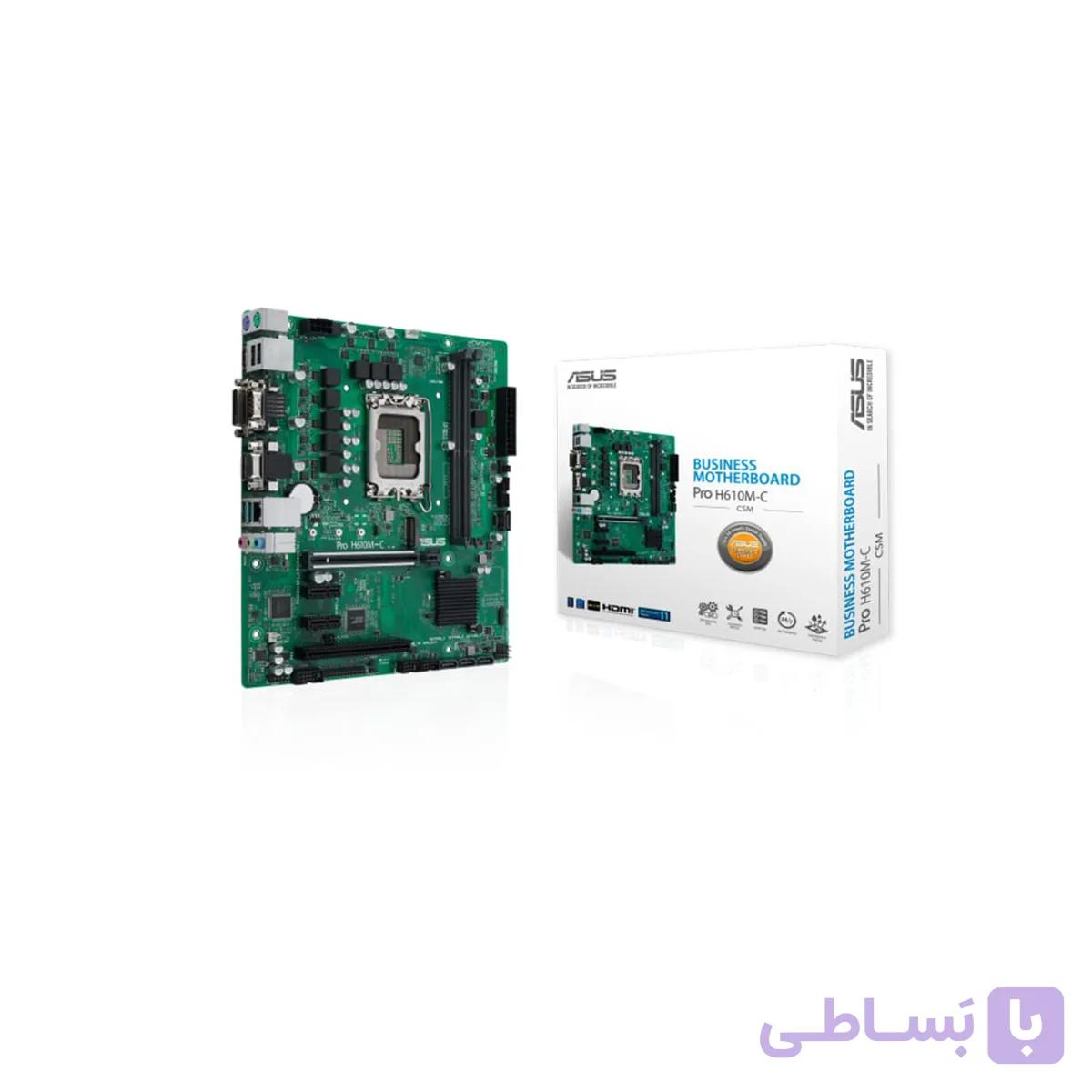 مادربرد ایسوس مدل Pro H610M-C-CSM — تصویر 1