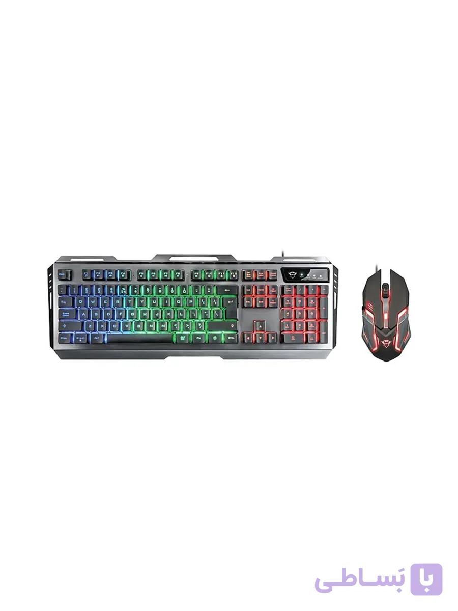 کیبورد و موس تراست مدل گیمینگ GXT 845 TURAL — تصویر 1