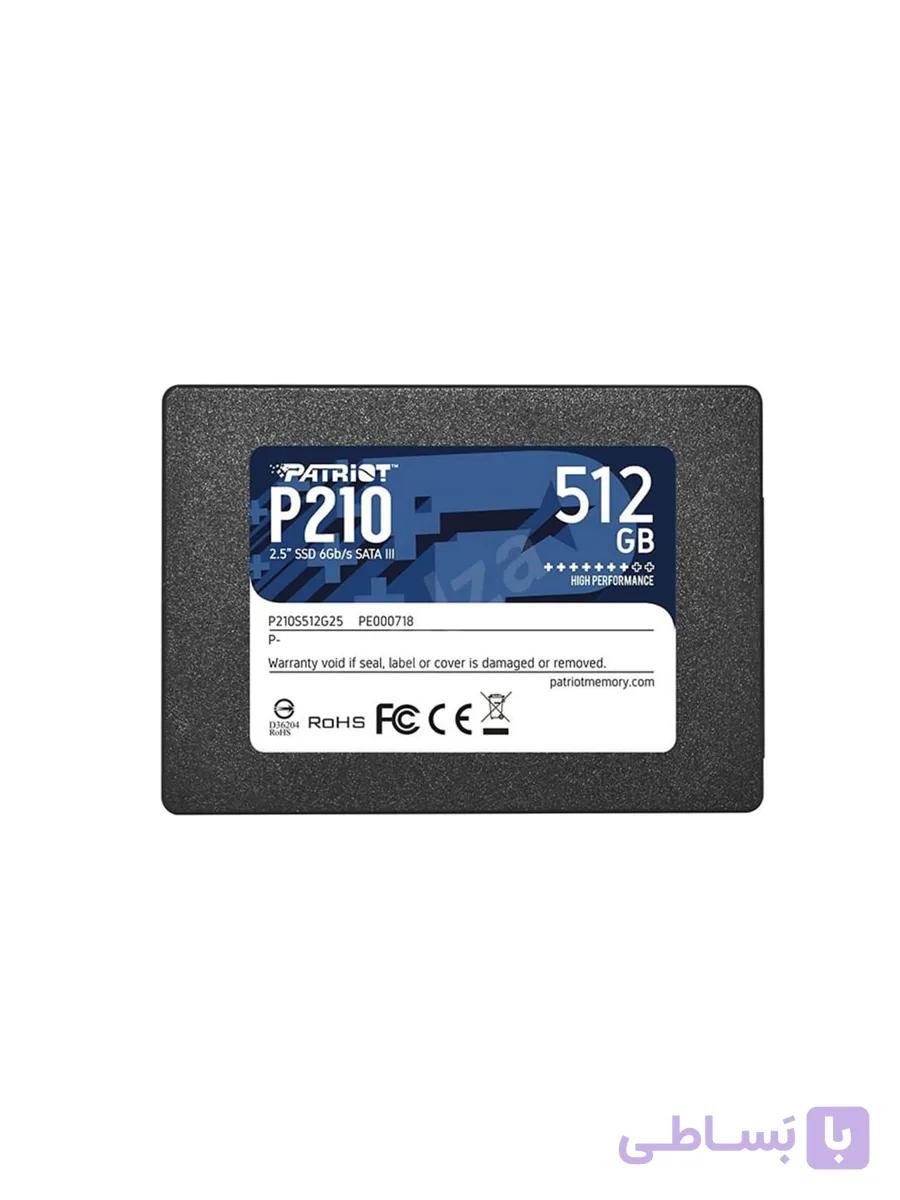 حافظه ssd اینترنال PATRIOT مدل P 210 ظرفیت 512GB — تصویر 1