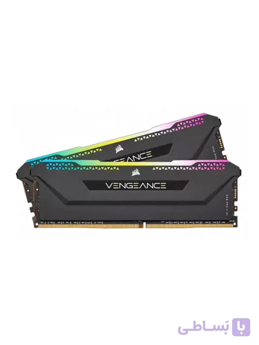 رم دسکتاپ DDR4 دو کاناله 3200 مگاهرتز کورسیر مدل VENGEANCE® RGB PRO TUF Gaming Edition ظرفیت 32 گیگابایت — تصویر 1