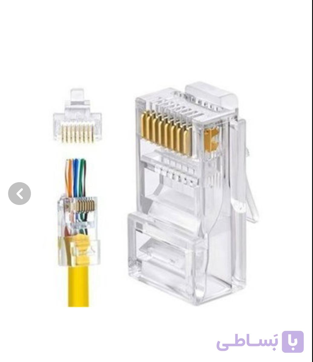سوکت شبکه میان گذر CAT6 UTP