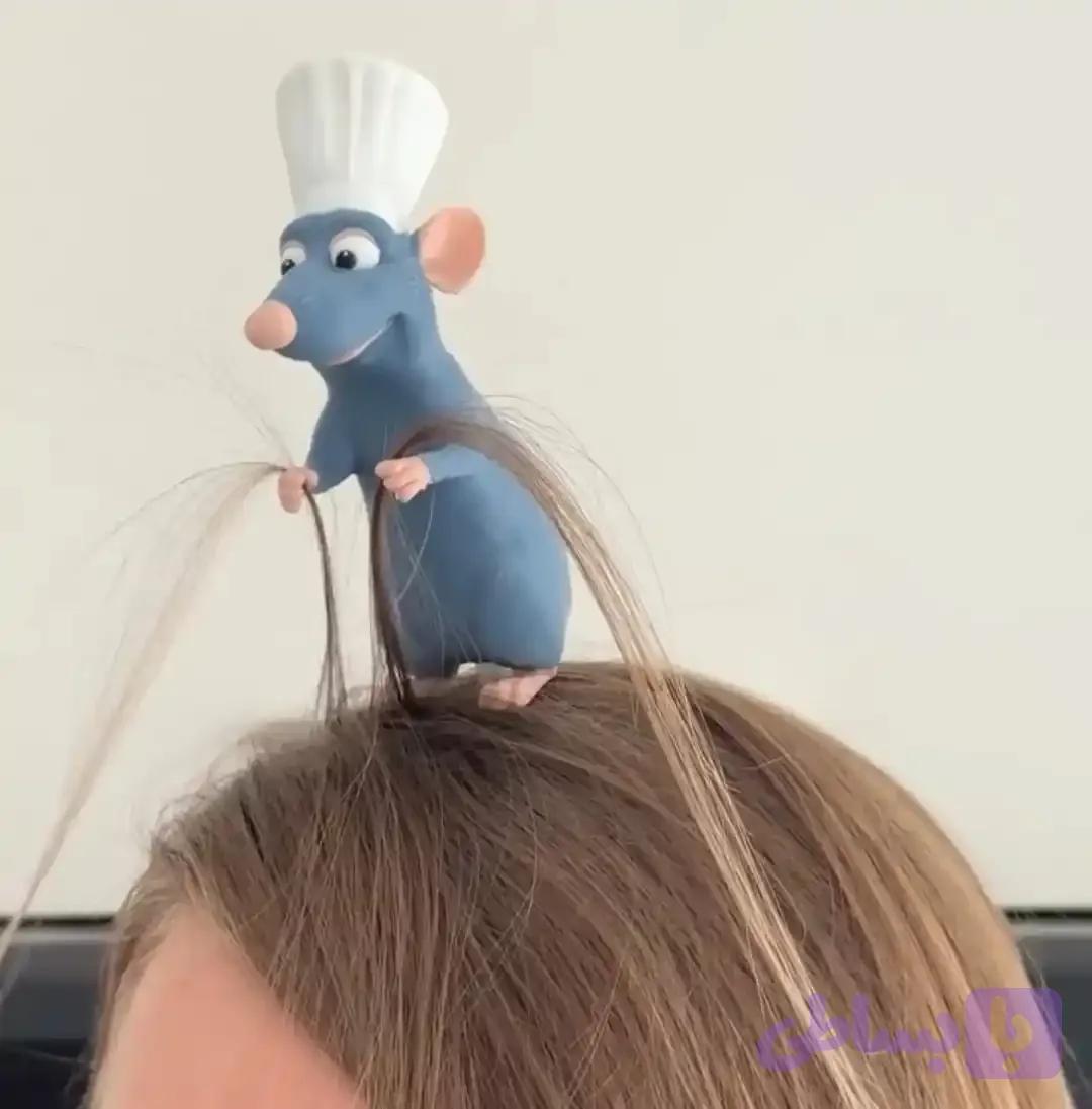 تل سر دخترانه موش سرآشپز Mouse Chef Headband — تصویر 1