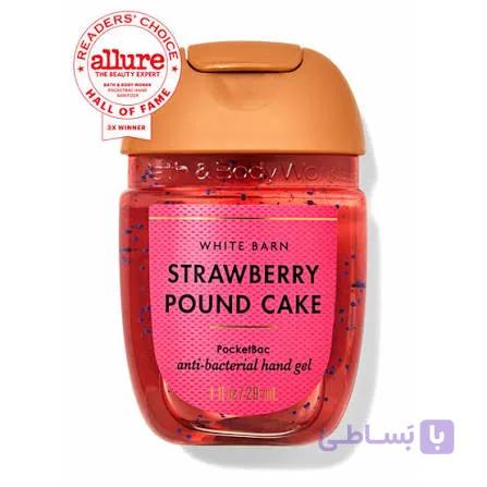 ژل ضدعفونی و خوشبوکننده دست Bath & Body Works مدل Strawberry Pound Cake