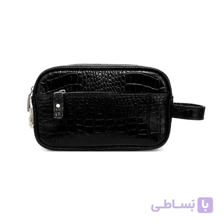 کیف دستی و شوزبگ چرم طبیعی مردانه چرم میراث مدل R109 دوقفل — تصویر 1