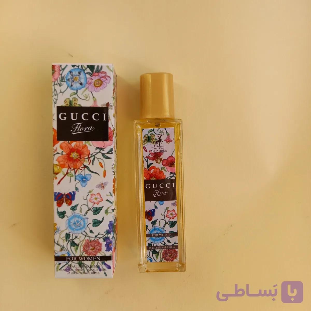 ادکلن گوچی فلورا 35 میل الحمبرا عطر گوچی فلورا