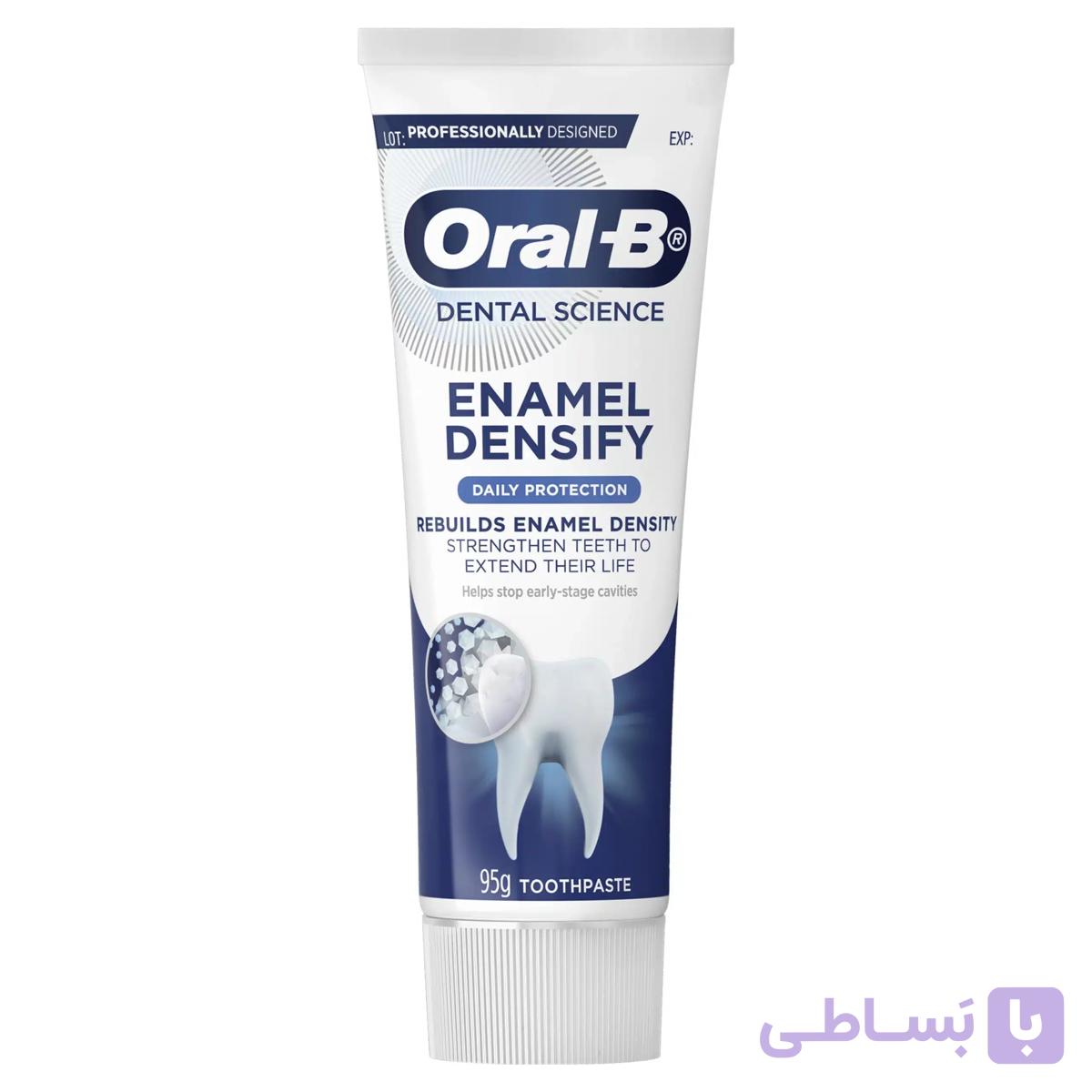 خمیر دندان سفید کننده اورال بی Oral-B مدل Pro Science Advanced Densify حجم 65 میل