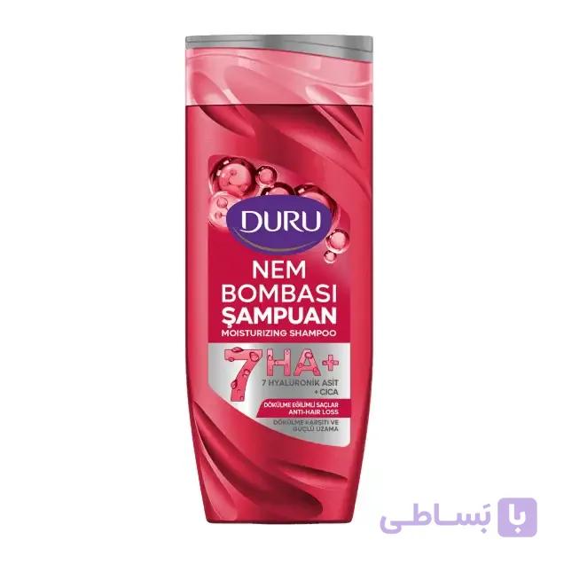 شامپو سر دورو Duru مدل Nem Bombasi ضد ریزش حجم 400 میل — تصویر 1
