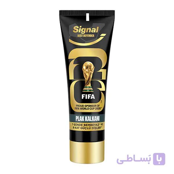 خمیر دندان ضد پلاک و سفید کننده سیگنال Signal مدل Best Defender حجم 70 میل