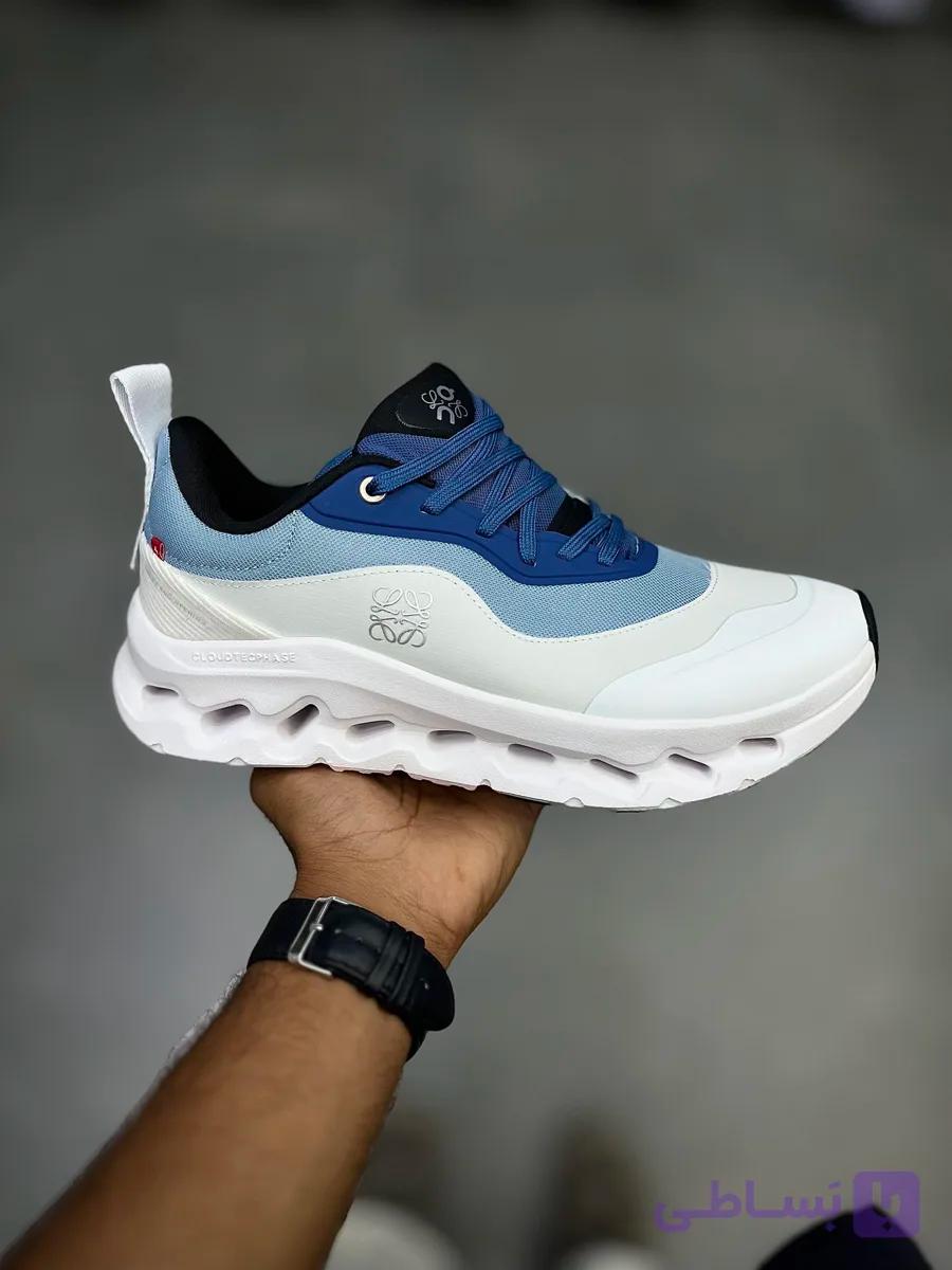 کتونی آن رانینگ کلودتیلت لووه سفید آبی ست کاپلی | On Running Cloudtilt LOEWE White Blue — تصویر 1