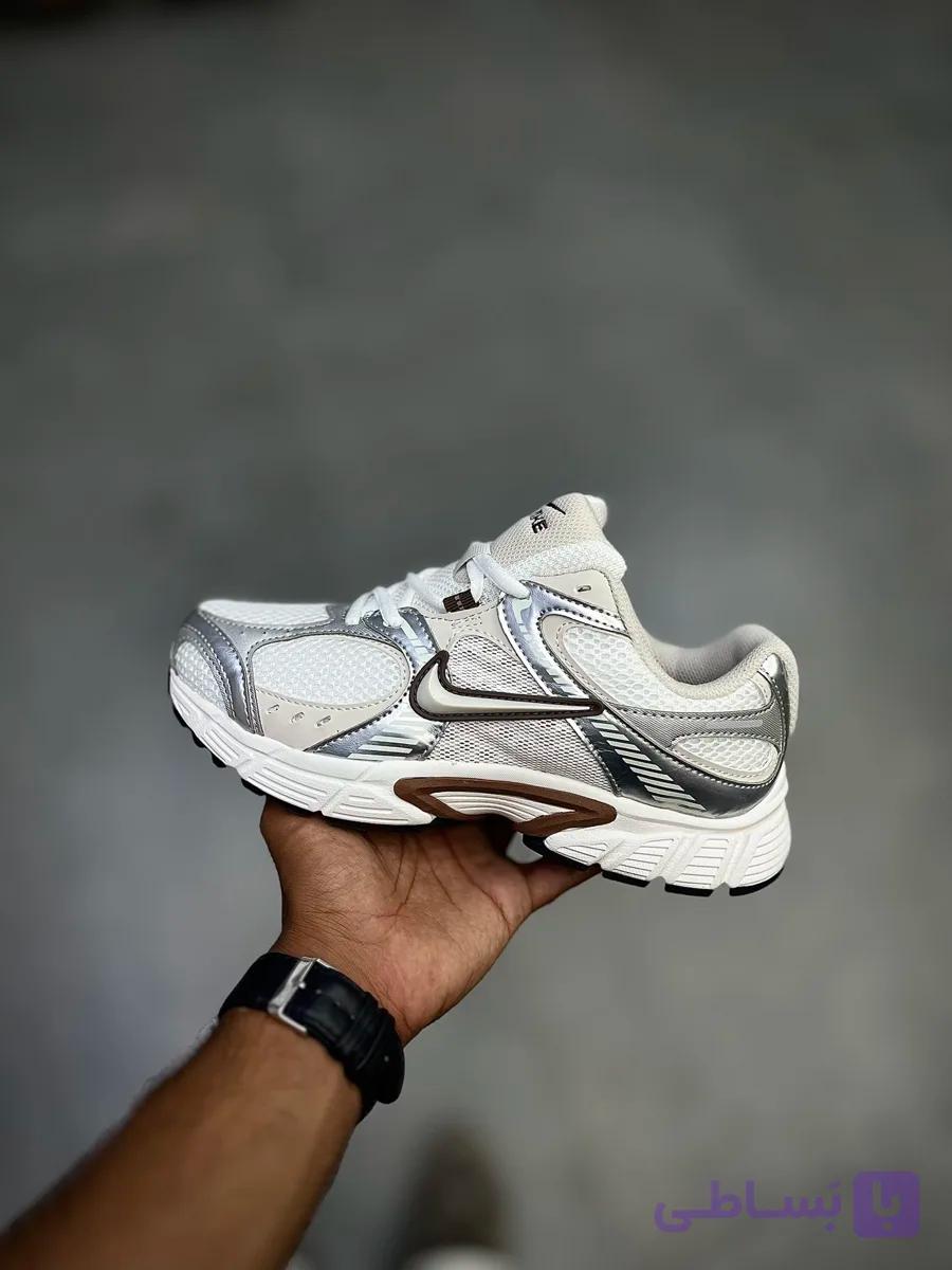 کتونی نایکی وی فایو آر ان آر فیلد جنرال کرمی نقره‌ای قهوه‌ای ست کاپلی | Nike Field General V5 RNR Cream Silver Brown — تصویر 1