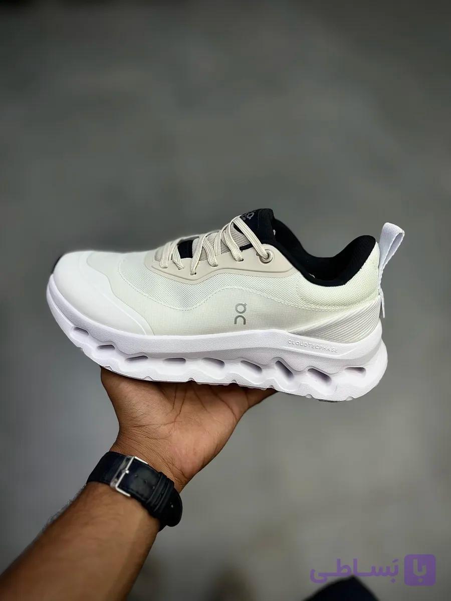کتونی آن رانینگ کلودتیلت لووه سفید کرمی ست کاپلی | On Running Cloudtilt LOEWE Sand White — تصویر 1