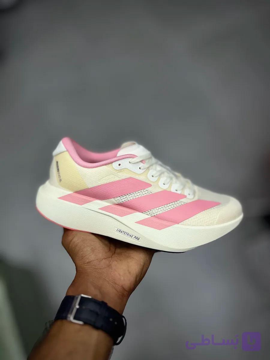 کتونی آدیداس آدی زیرو کرمی صورتی زنانه | Adidas Adizero Evo SL ATR Cream Pink — تصویر 1