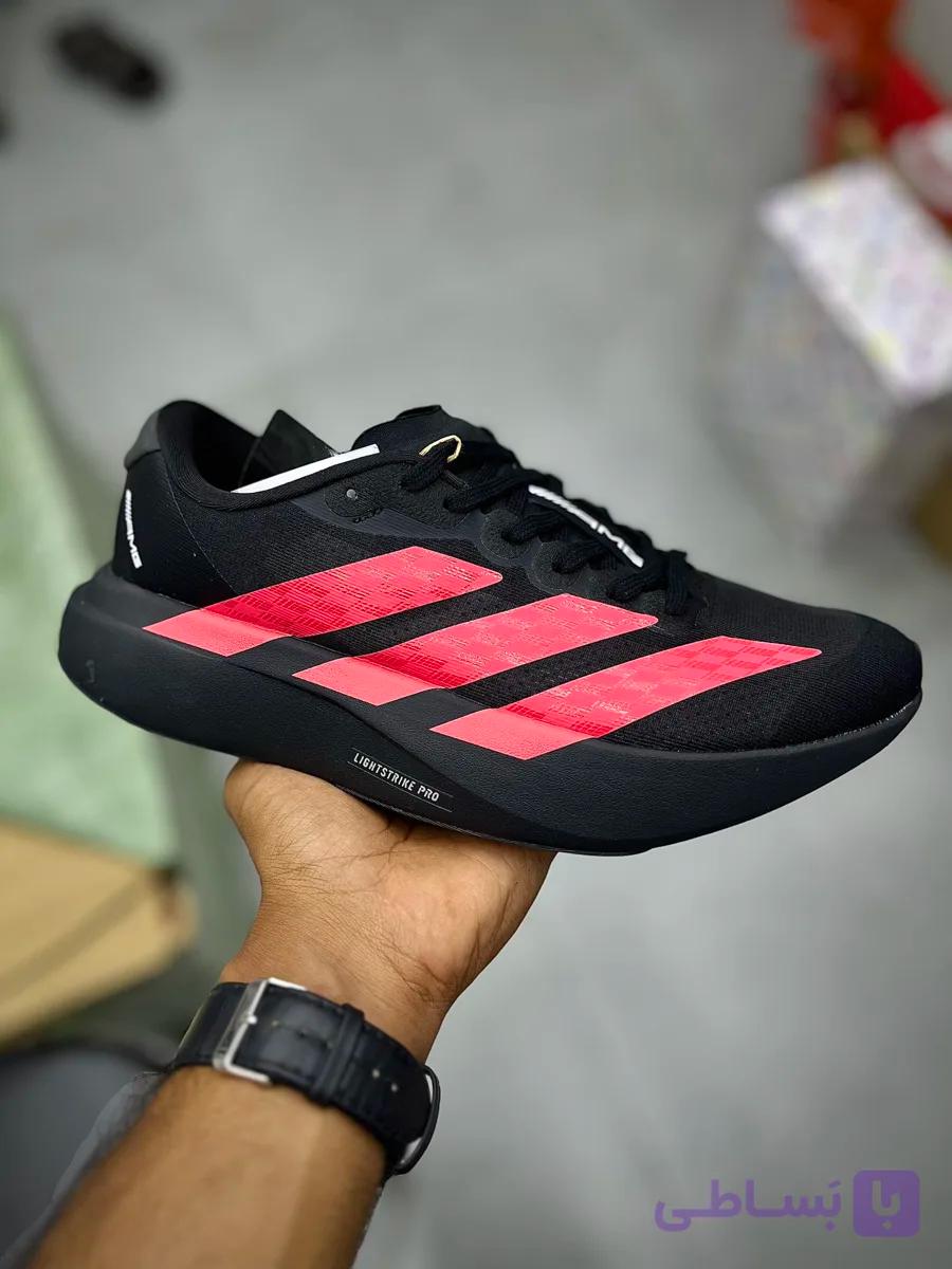 کتونی آدیداس آدی زیرو مشکی قرمز مردانه | Adidas Adizero Evo SL ATR Black Red — تصویر 1