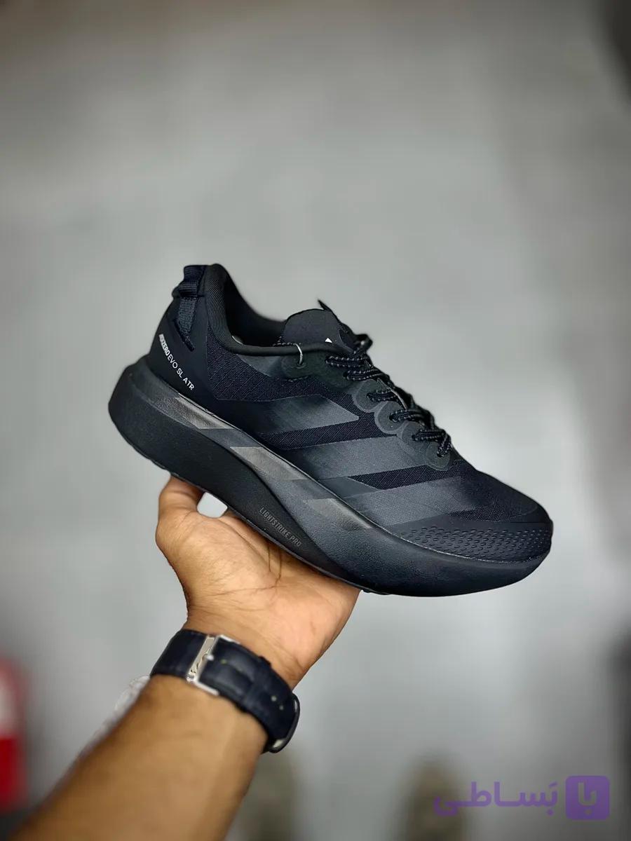 کتونی آدیداس آدی زیرو تمام مشکی زنانه | Adizero Evo SL ATR — تصویر 1