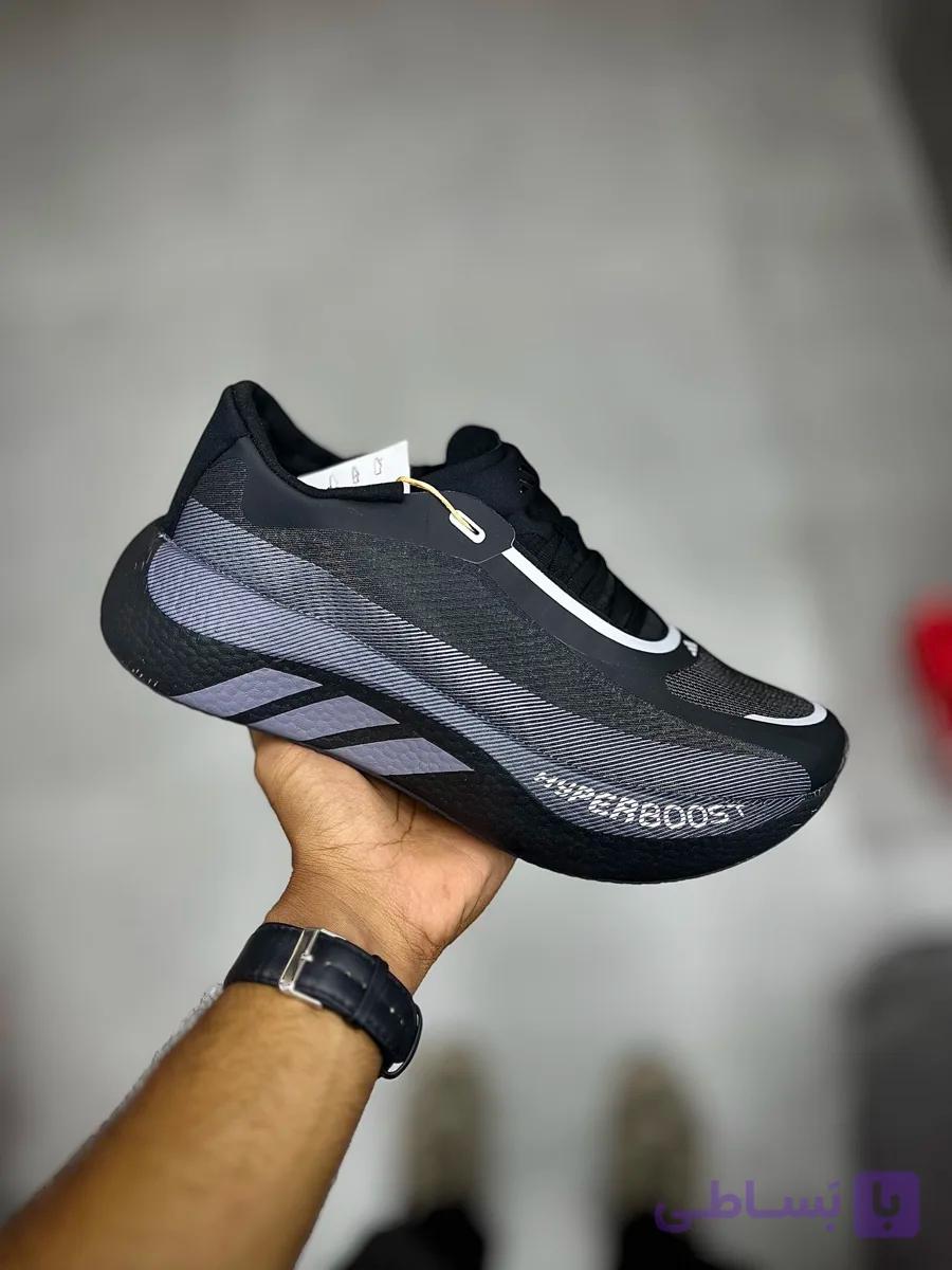 کتونی آدیداس هایپر بوست مشکی سفید | adidas Hyperboost — تصویر 1