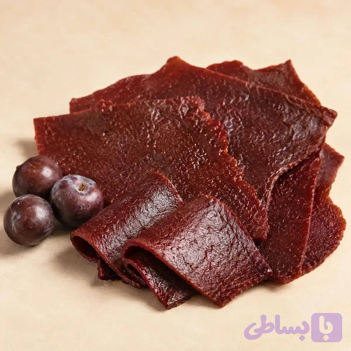 لواشک خانگی آلو جنگلی