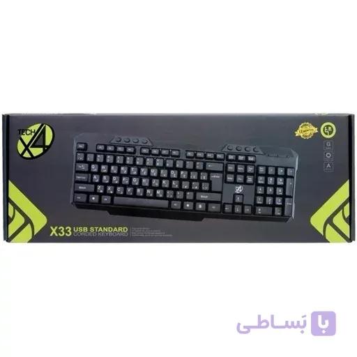 کیبورد ایکس فورتک مدل X33 — تصویر 1