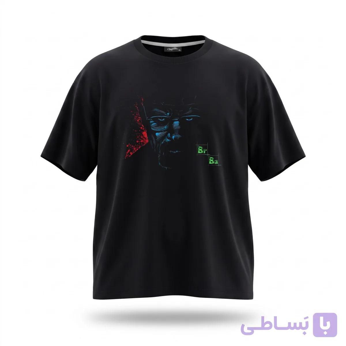 تیشرت مشکی طرح برکینگ بد کد 48152 — تصویر 1